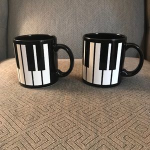 Pair of Waechtersbach Piano Mugs